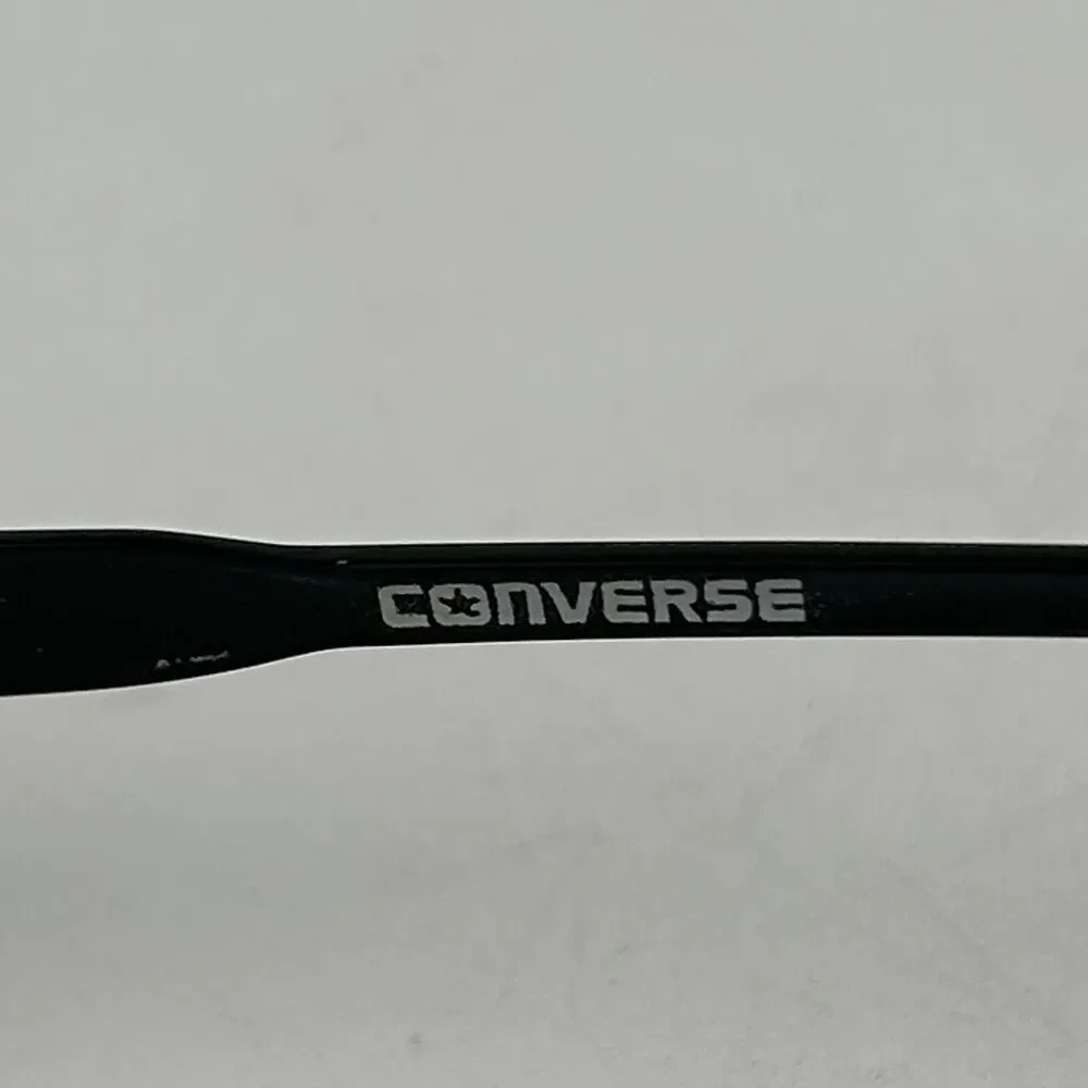Converse Envision Eyeglasses Women's Black Plastic Round Full Rim‎ 53 18 135